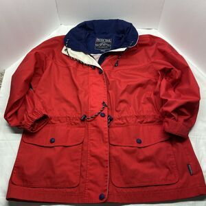 Vintage Pacific Trail Jacket Mens XL Red Parka Windbreaker Gorpcore 90s Mountain